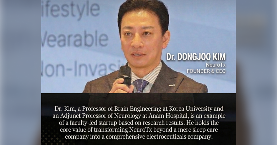 "Stopping the Dementia Time Bomb": NeuroTx CEO Kim Dong-ju Calls for National Sleep Policies